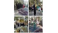 برنامه پیاده روی و نرمش دانش آموزان به مناسبت هفته تربیت بدنی در شهرستان سرخه.