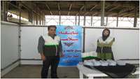 حضور اعضاء پایگاه سلامت بسیج  مرکز آموزشی پژوهشی درمانی کوثر در نمازجمعه