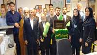 حضور کاروان سفیران کریمه در بیمارستان معتمدی گرمسار.