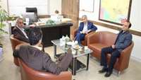 نشست رئیس دانشگاه علوم پزشکی استان سمنان با مسئولین بهداشتی، درمانی و آموزشی شهرستان های گرمسار و آرادان