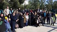 حضور کارکنان مرکز آموزشی پژوهشی درمانی امیرالمومنین (ع) در جوار بارگاه ملکوتی امام رضا (ع) 