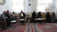 دیدار رئیس دانشگاه با خانواده رزمنده دوران دفاع مقدس و بازنشسته دانشگاه عباسعلی نوروزی.