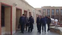 بازدید دبیر بورد پرستاری از دانشکده پرستاری و مامایی و بیمارستان‌های ولایت دامغان و معتمدي گرمسار. 