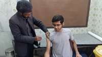 واکسیناسیون دانشجویان رشته پرستاری دانشگاه علوم پزشکی استان سمنان علیه بیماری هپاتیت.
