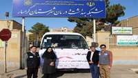 راه اندازی مینی بوس روبان قرمز در شهرستان گرمسار