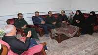 دیدار اسکندری مدیر شبکه بهداشت و درمان سرخه با رزمنده 8 سال دفاع مقدس