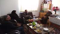 دیدار اسکندری سرپرست شبکه بهداشت و درمان شهرستان سرخه با امام جمعه این شهرستان