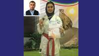 راهیابی سیده فاطمه ساداتی فرزند همکار دانشگاه به اردوی تیم ملی کاراته.