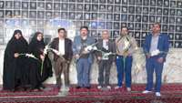 تجدید میثاق بسیجیان مرکز آموزشی پژوهشی درمانی امیرالمومنین (ع) با شهدا