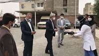 قدردانی مسئولان شهرستان آرادان از پزشک و کارکنان مرکز خدمات جامع سلامت 