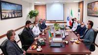 جلسه هم اندیشی رئیس سازمان اورژانس کشور با مدیر عامل شرکت راه آهن جمهوری اسلامی ایران