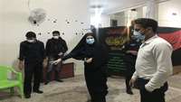 حضور کارشناسان بهداشت محیط در مراسم شب قدر شهرستان آرادان