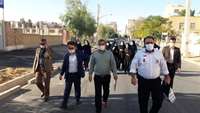 برگزاري همايش پياده روي مسئولين و کارکنان شبكه بهداشت و درمان گرمسار