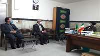 ديدار مدیر شبکه بهداشت و درمان شهرستان گرمسار با امام جمعه شهرستان