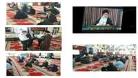 حضور مدير و پرسنل شبكه بهداشت ودرمان شهرستان گرمسار در مراسم آغاز هفته دفاع مقدس 