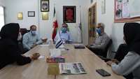 جلسه هماهنگی نظام ارجاع و بازخورد الکترونیک در شبکه بهداشت و درمان شهرستان دامغان 