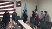 قدردانی مدیر منابع انسانی دانشگاه از مسئول کارگزینی دانشکده پیراپزشکی سرخه