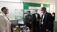 دکتر دانائی رئیس دانشگاه از مرکز خدمات جامع سلامت شبانه روزی جعفرآبادی شهمیرزاد بازدید کرد