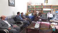 دیدار سرپرست شبکه بهداشت و درمان شهرستان آرادان با امام جمعه معزز شهرستان