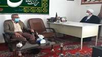 دیدار مدیر شبکه بهداشت و درمان شهرستان گرمسار با امام جمعه شهر ایوان کی 