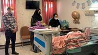  بخش VIP بیمارستان معتمدی گرمسار با تولد "کارن" به بهره برداری رسید