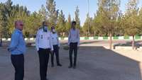 بازدید فنی از مکان های پیشنهادی برای احداث و استقرار پایگاه اورژانس پیش بیمارستانی شهرستان دامغان