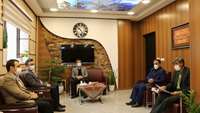 نشست معاون درمان وزارت بهداشت با دکتر قدس رئیس دانشگاه