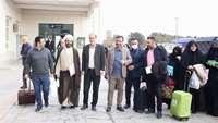 مراسم بدرقه دانشجویان دختر دانشگاه به مشهد مقدس 