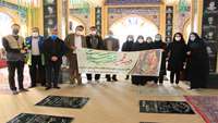 تجدید میثاق کارکان شبکه بهداشت و درمان شهرستان گرمسار با شهدا