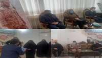 دیدار مدیر شبکه بهداشت و درمان شهرستان سرخه با خانواده جانبخش رسولی 