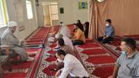 مراسم تکریم هفته حجاب و عفاف در نماز خانه مرکز بهداشت شهرستان سمنان