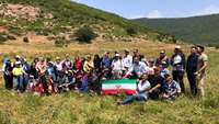 پیاده روی خانواده دانشگاه در مسیر روستای ملاده تا روستای پشتلت 