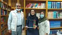 تقدیر از مرضیه عضدی کتابدار برگزیده دانشگاه علوم پزشکی استان سمنان انجام شد