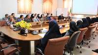 کارگاه اموزشی با موضوع " جوانی جمعیت " در شبکه بهداشت و درمان شهرستان گرمسار