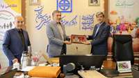 دیدار نماینده آستان قدس رضوی در استان سمنان با رئیس دانشگاه به مناسبت روز پزشک