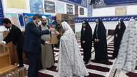 حضور رئیس دانشگاه و سرپرست نهاد نمایندگی مقام معظم رهبری در دانشگاه در جمع دانشجویان معتکف