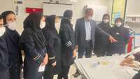 راند آموزشی با موضوع پنومونی در اورژانس اطفال بیمارستان امیرالمومنین (ع) 