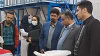بازدید سرپرست معاونت غذا ودارو دانشگاه از واحدهای  تولید کننده محصولات آرایشی و بهداشتی سمنان