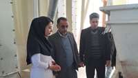 بازدید سرپرست معاونت غذا و دارو دانشگاه از کارخانه آرد شهرستان سمنان