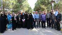 همایش پیاده روی درراستای تکریم بازنشستگان دانشگاه و جایگاه خانواده در دانشگاه برگزار شد