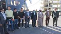 حضور ریاست دانشگاه در آئین بدرقه کاروان راهیان نور دانشگاه 