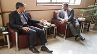 دیدار کرمانی فرماندار شهرستان سرخه با ریاست دانشگاه 