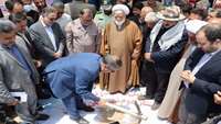  آیین آغاز ساخت بیمارستان دوم دامغان برگزار شد 