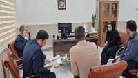 دیدار سرپرست شهرداری سمنان با رئیس مرکز بهداشت شهرستان سمنان