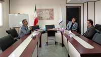 دیدار مدیر شرکت معدنی املاح ایران با سرپرست بیمارستان معتمدی