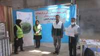 ارائه خدمات بهداشتی درمانی در مصلای نمازجمعه سمنان