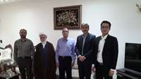 دیدار رئیس دانشگاه با فرشاد خیرخواهان آزاده سرافراز و رزمنده دلاور دانشگاه 