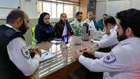 جلسه هم اندیشی رئیس اورژانس پیش بیمارستانی و مدیریت حوادث دانشگاه با مسئولان پایگاه های اورژانس پیش بیمارستانی شهرستان سمنان