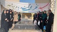 دانشجویان دختر دانشگاه علوم پزشکی استان سمنان به اردوی راهیان نور اعزام شدند