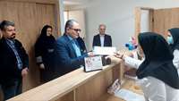دیدار معاون بهداشتی دانشگاه با کارکنان آزمایشگاه مرجع سلامت سمنان و شهدای سرخه به مناسبت روز علوم آزمایشگاهی